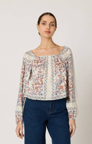 Lucille Blouse - La Ramos Print