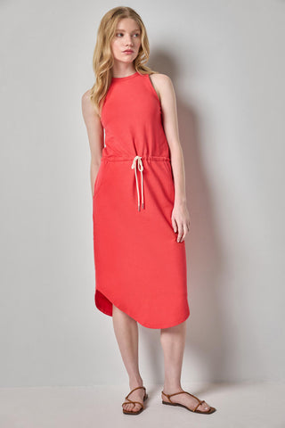 Textured Terry Tunic Dress - Zinnia