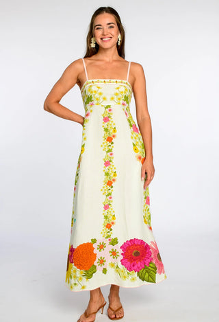 Annalisa Dress - Wildflower Ivory