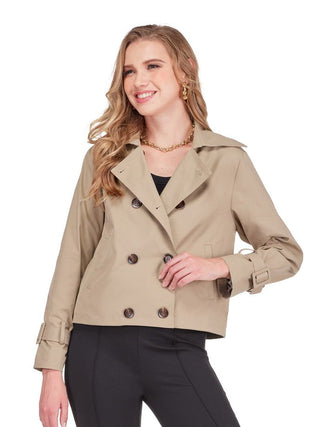 Short Trench Jacket - Camel