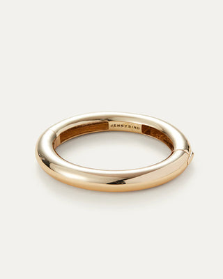Gia Mega Bangle High Polished Gold