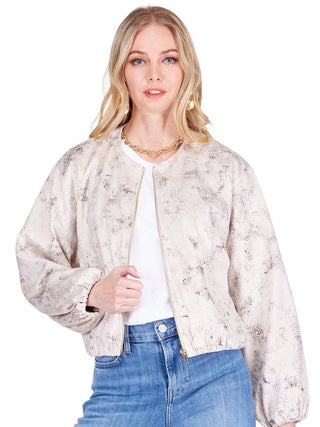 Zip Front Jacket - Ivory