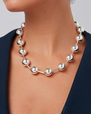 Celeste Mega Necklace - High Polish Silver