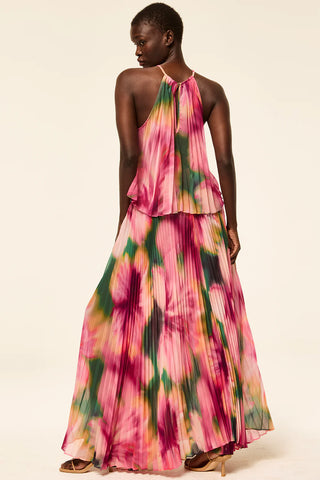 Ilona Skirt - Blurred Hibiscus