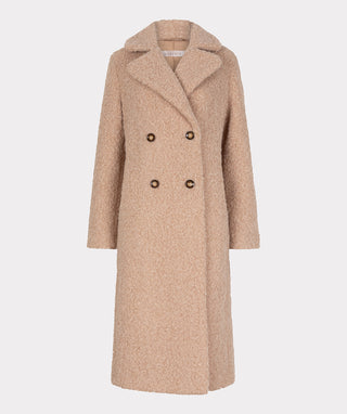 Boucle Coat - Sand