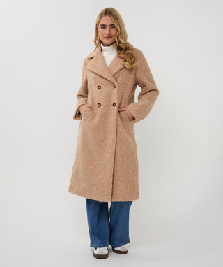 Boucle Coat - Sand