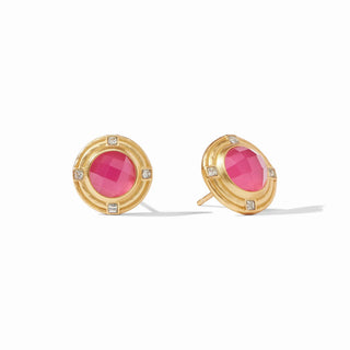 Astor Stone Stud Iridescent Raspberry