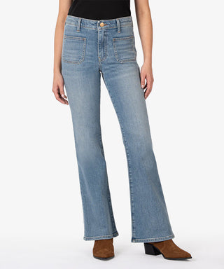 Ana Flare with Patch Pockets Reg Hem - Deduct