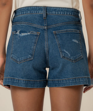 Jane High Rise Short With Pork Chop Pockets - True