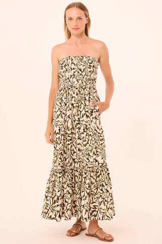 Sanya Dress - Abstract Floraburst