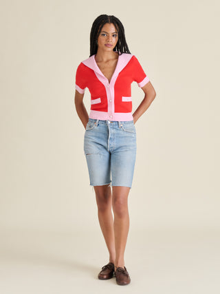 Aden Sweater - Scooter Red