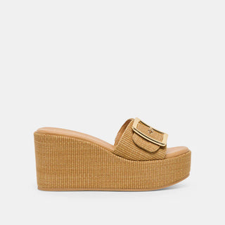 Jilian - Mocha Raffia