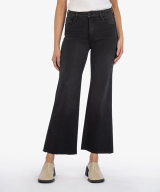 Meg High Rise Fab AB Wide Leg Raw Hem - Experiences