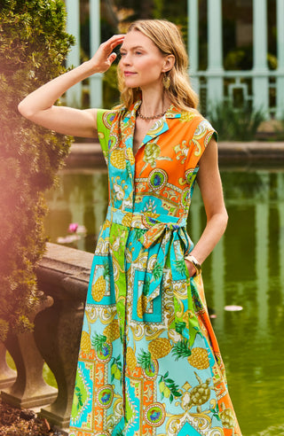 Paige Positano Dress - Multi