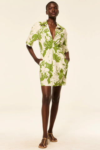 Rahab Dress - Green Goddess Poplin