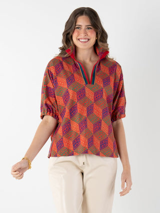 Poppy Top - Vintage Monogram
