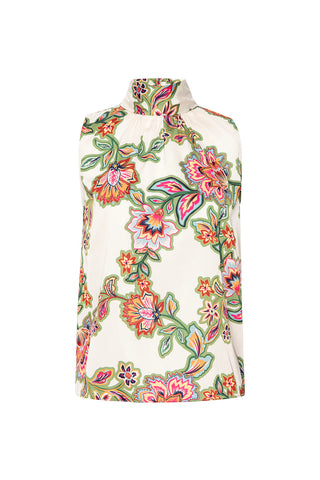 Luka Top - Floral Lattice