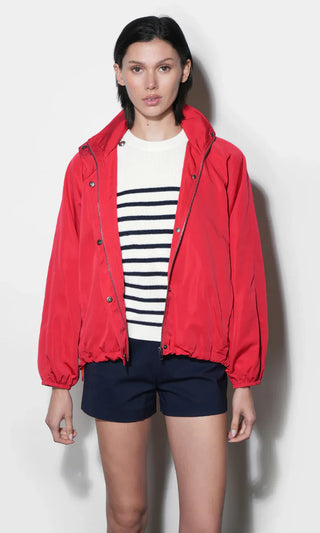 Gabrielle Lightweight Funnel Neck Jacket