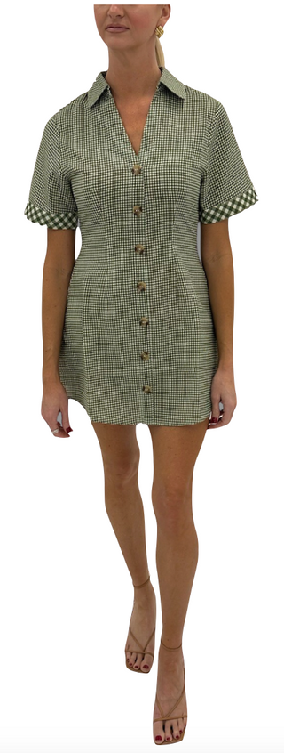 Drew Dress - Hunter Plaid