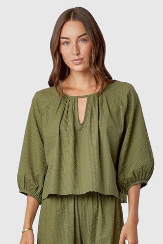 Travel Top - Chive