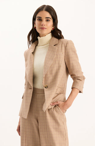 Taylor Houndstooth Blazer - Multi