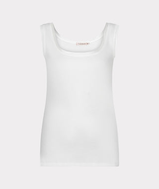Rib Knit Tank - Off White
