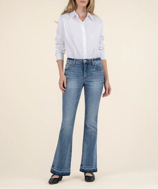 Stella High Rise Fab AB Flare Released Hem - Honor