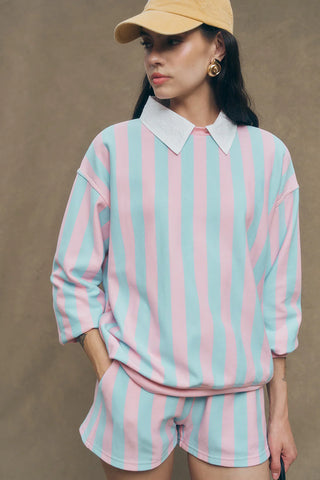 Scout Sweatshirt - Pink Blue