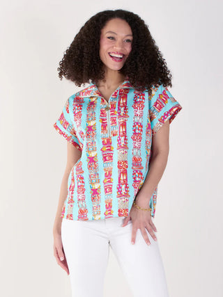 Poppy Pullover - Iconic Iris